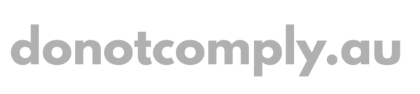 donotcomply.au Decal